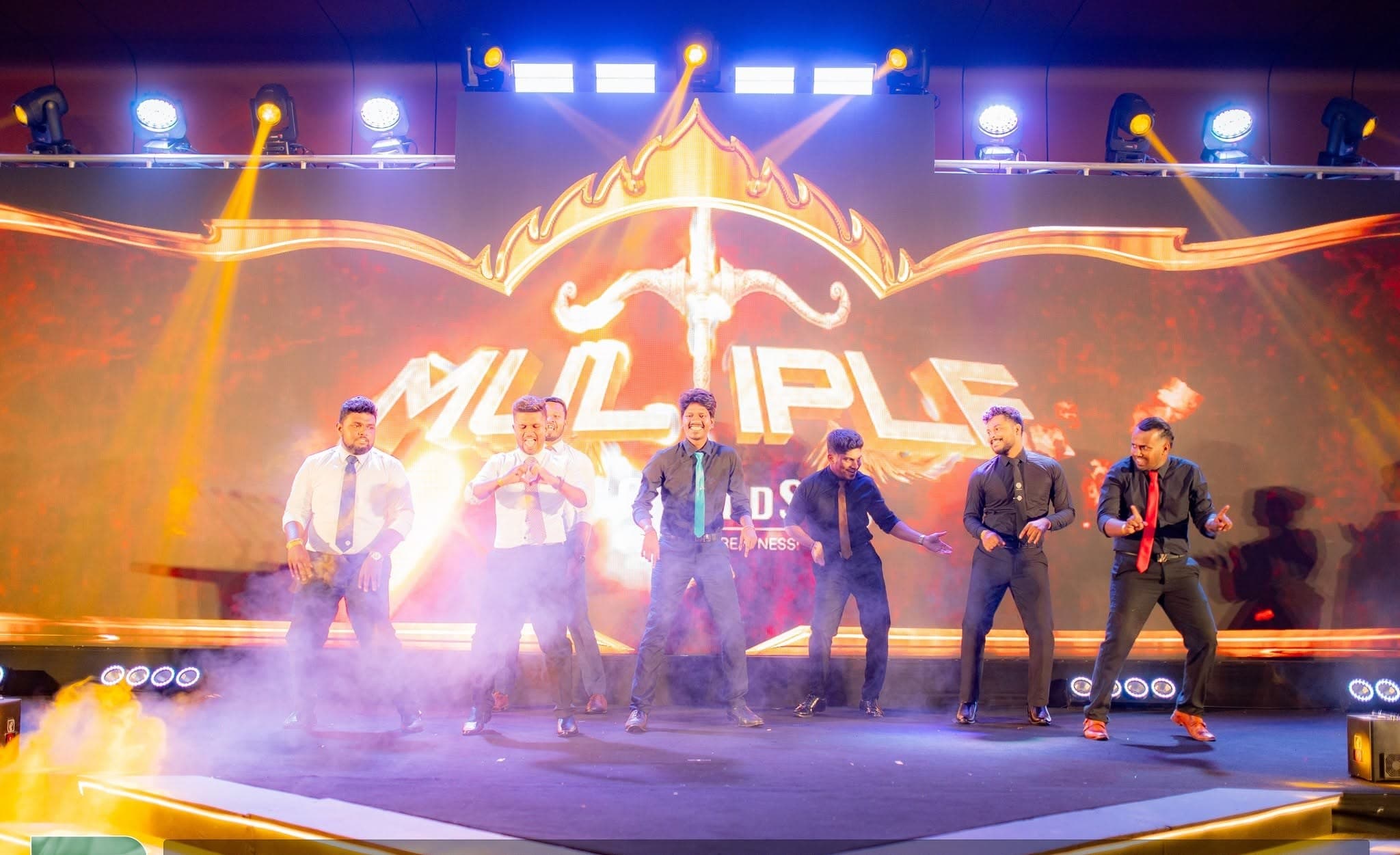Leos performing on stage at the Multiple District Conference 2026